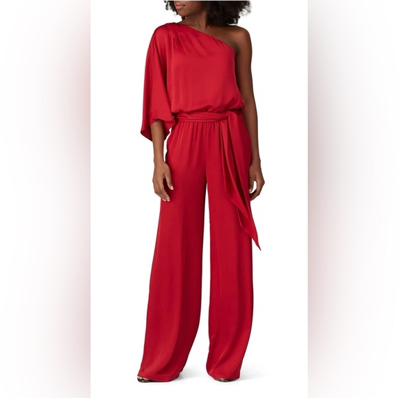 Ramy Brook- Tessa One Shoulder Jumpsuit. Size M - Picture 1 of 12